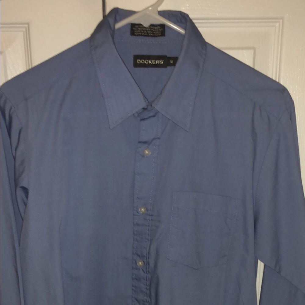 Blue dress shirt